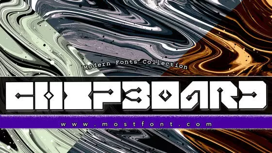 「Chipboard」字体排版样式