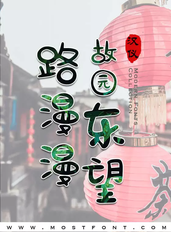 Typographic Design of 汉仪王小威体W