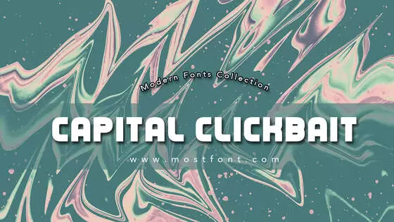 Typographic Design of Capital-Clickbait