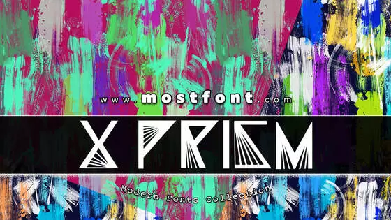 「X-PRISM」字体排版图片