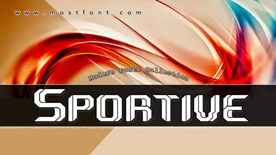 Typographic Design of Sportive