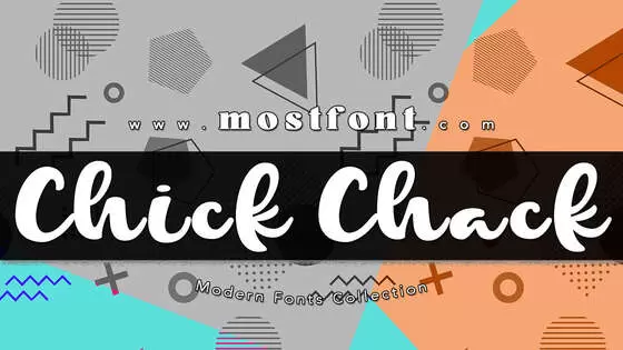 Typographic Design of Chick-Chack