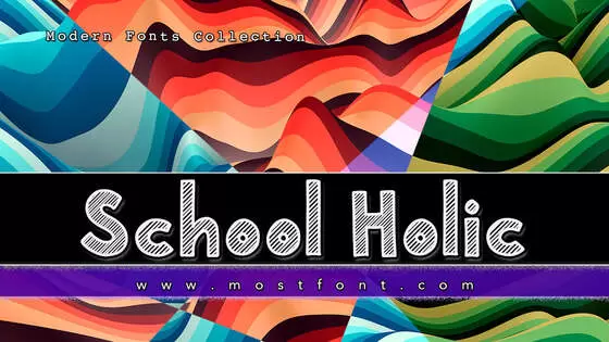 Typographic Design of School-Holic