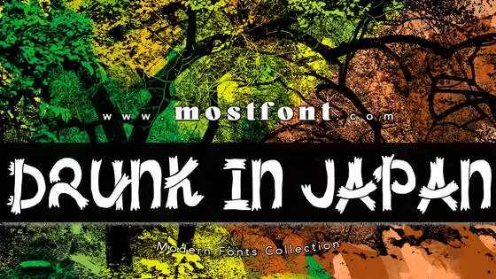 Typographic Design of Drunk-In-Japan!