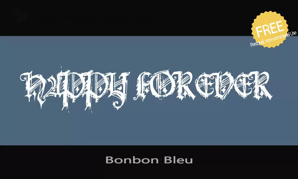 Sample of Bonbon-Bleu