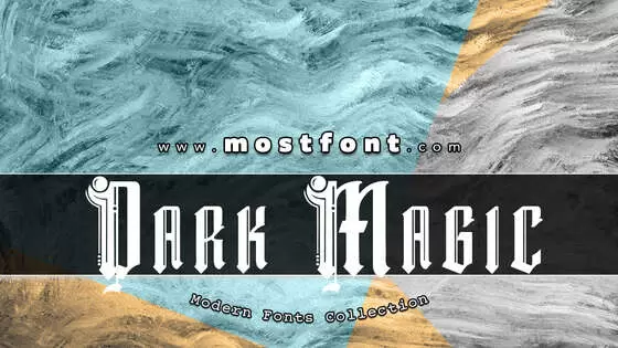 Typographic Design of Dark-Magic