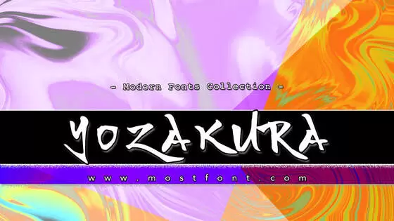 Typographic Design of YOZAKURA