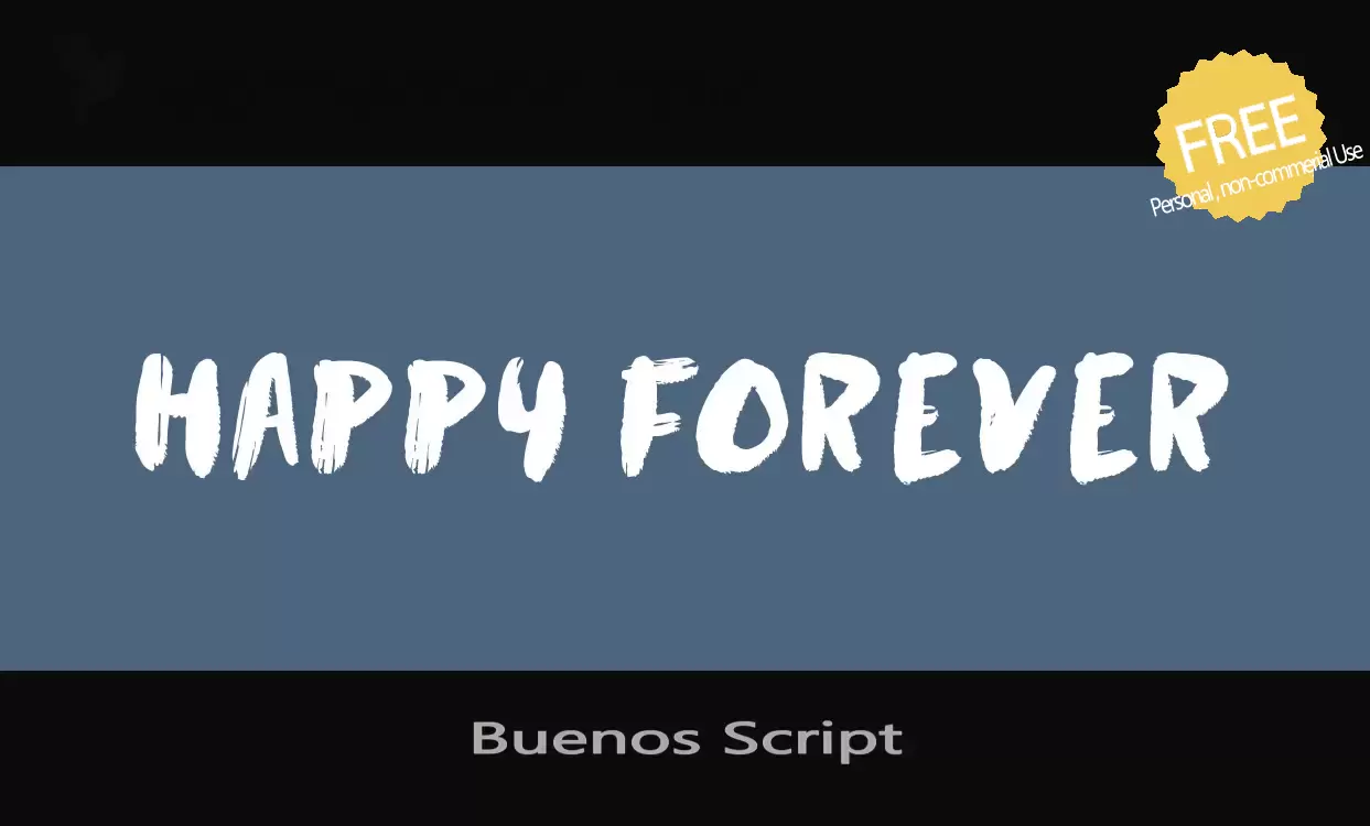 Sample of Buenos-Script