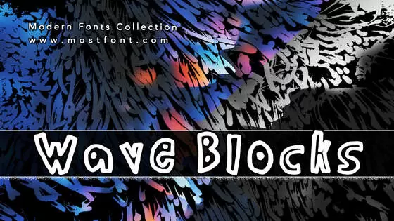 Typographic Design of Wave-Blocks