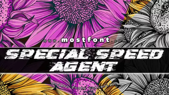 Typographic Design of Special-Speed-Agent