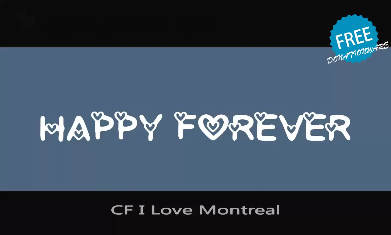 Sample of CF-I-Love-Montreal