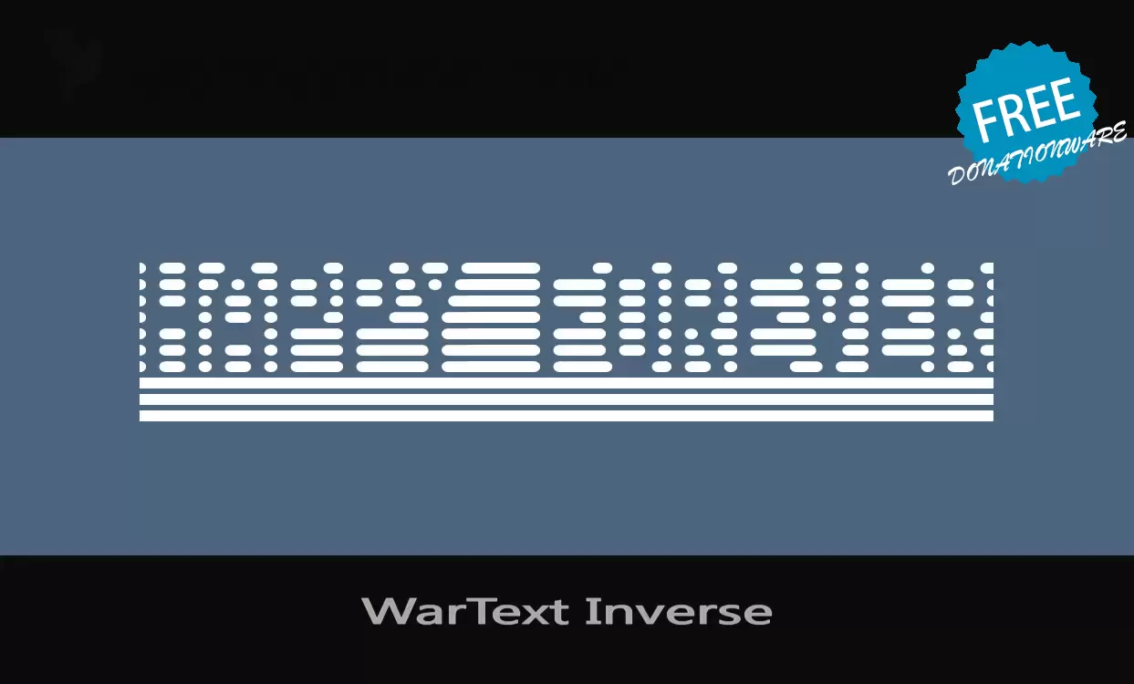 Sample of WarText-Inverse