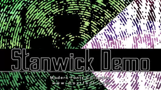 「Stanwick-Demo」字体排版图片