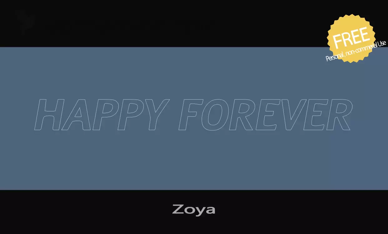 Sample of Zoya