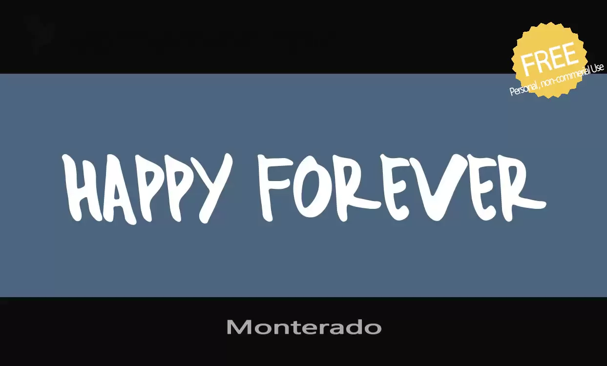 Sample of Monterado