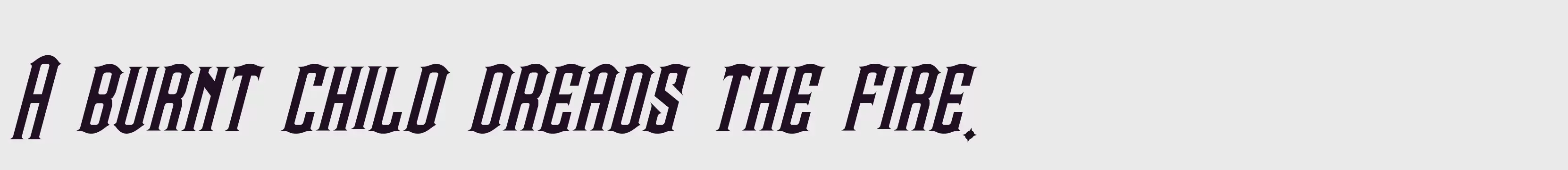 Preview Of Steamwreck Italic