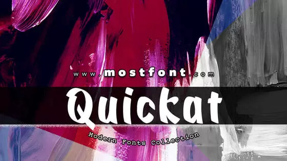 Typographic Design of Quickat