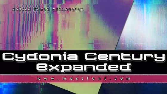 Typographic Design of Cydonia-Century-Expanded