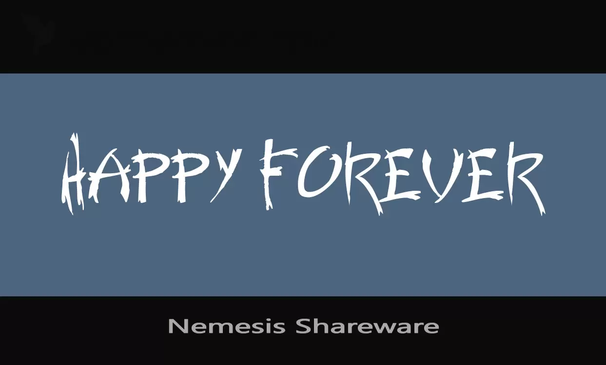 「Nemesis-Shareware」字体效果图