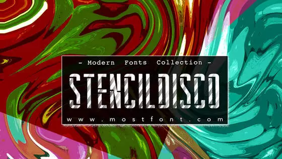 「StencilDisco」字体排版样式