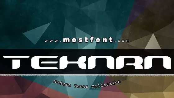 Typographic Design of TeknikohlRemix01