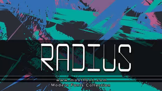 Typographic Design of RADIUS