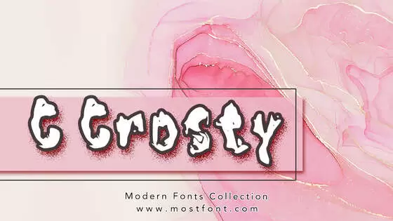 「C-Crosty」字体排版图片