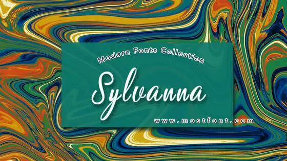 「Sylvanna」字体排版图片