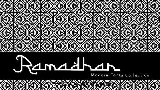 Typographic Design of Ramadhan