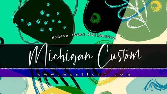 「Michigan-Custom」字体排版图片