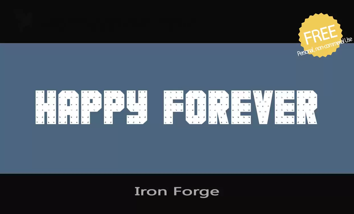 Sample of Iron-Forge