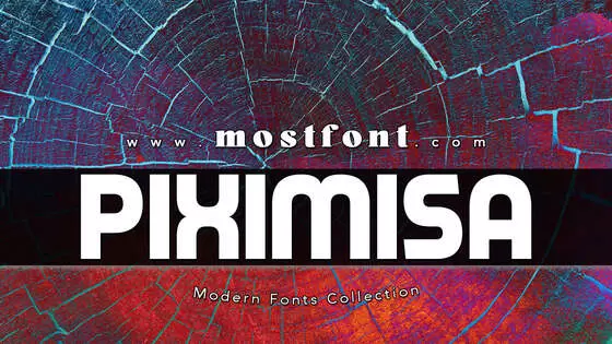 Typographic Design of Piximisa