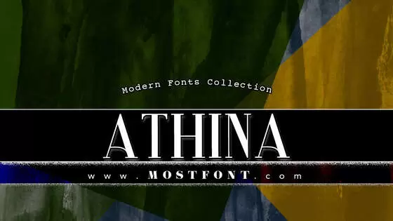 Typographic Design of Athina-Regular