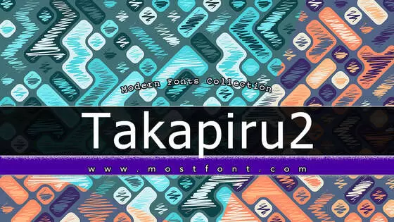 Typographic Design of Takapiru2