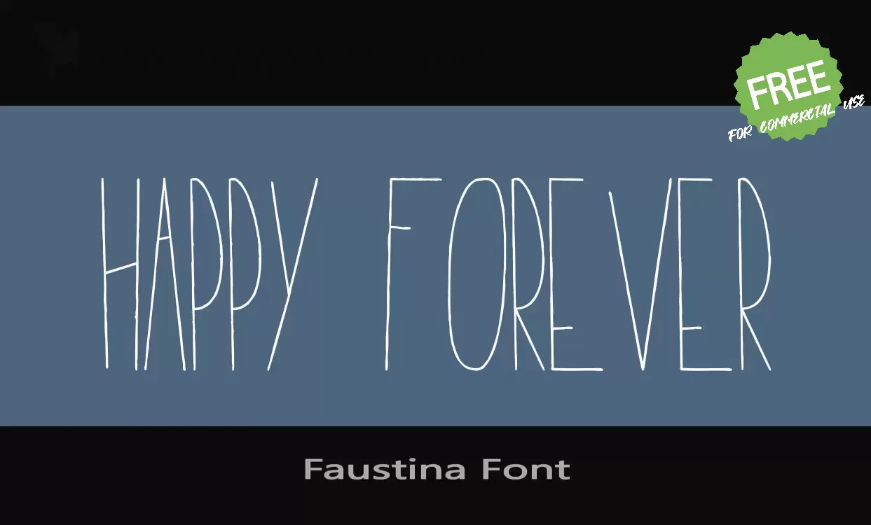 「Faustina-Font」字体效果图