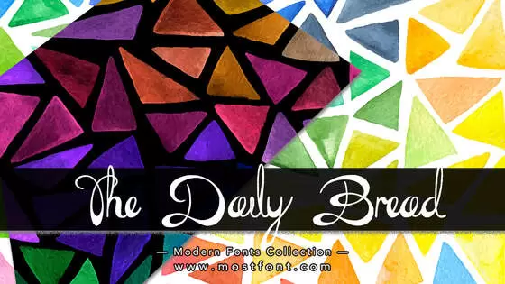 「The-Daily-Bread」字体排版图片