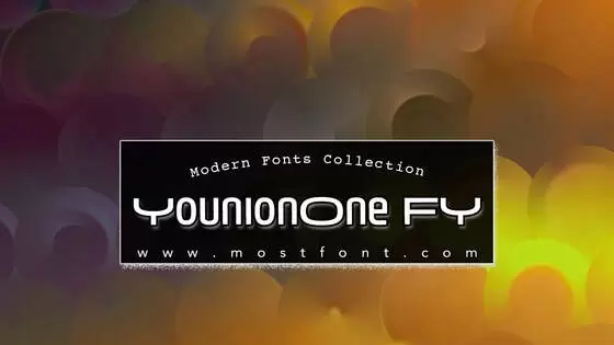 「YounionOne-FY」字体排版图片