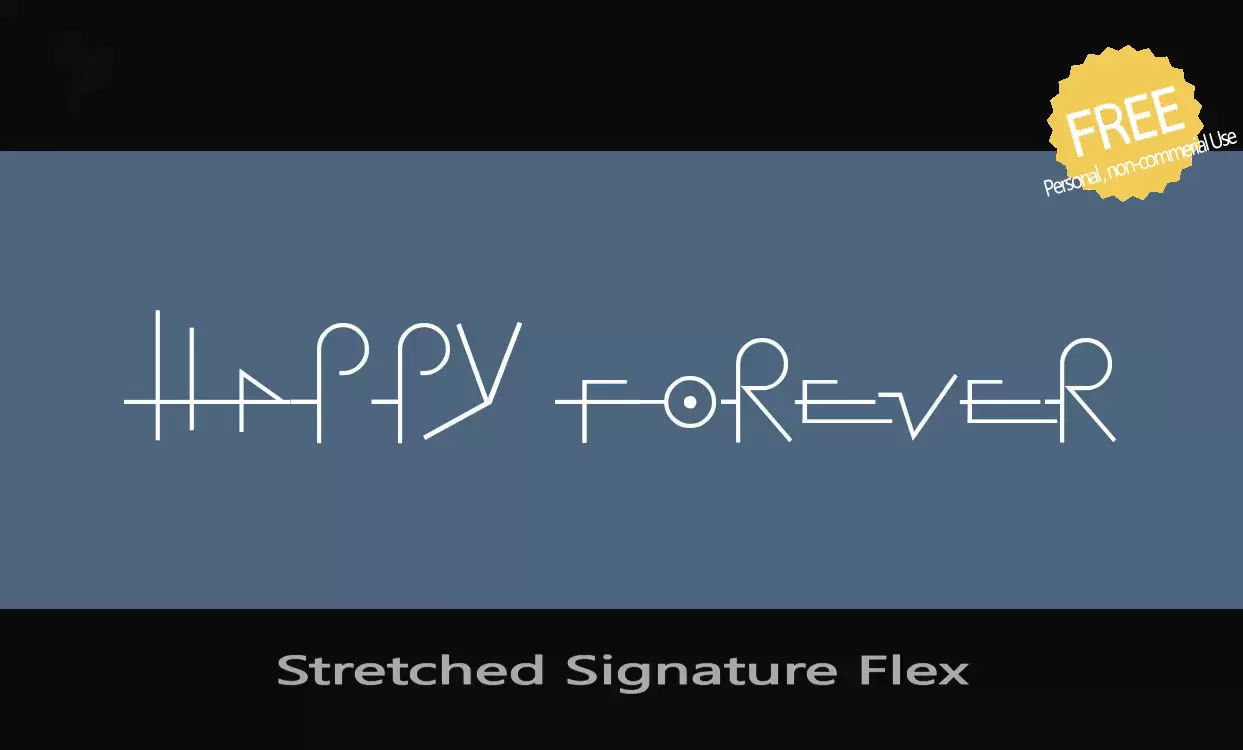 Sample of Stretched-Signature-Flex