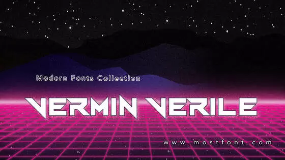 「Vermin-Verile」字体排版图片