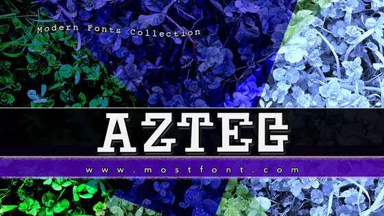 「Aztec」字体排版样式