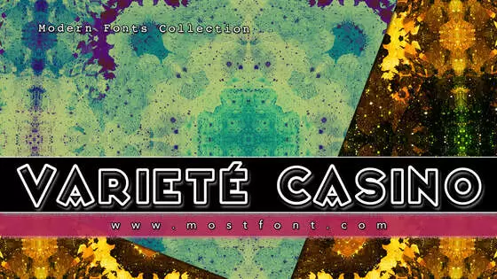 Typographic Design of Varieté-Casino