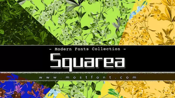 Typographic Design of Squarea