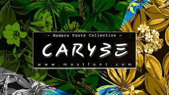 Typographic Design of Carybe