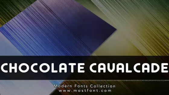 Typographic Design of Chocolate-Cavalcade