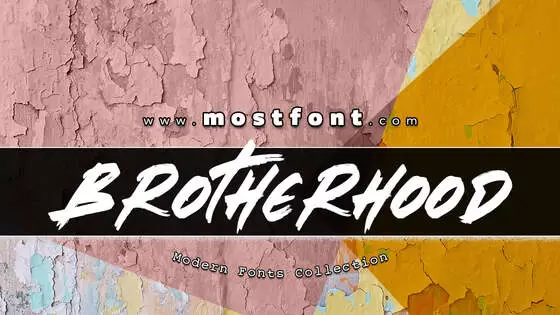 Typographic Design of Brotherhood