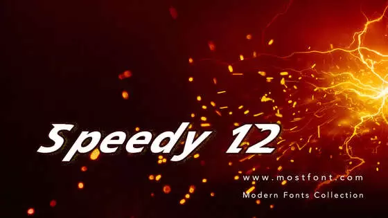 Typographic Design of Speedy-12