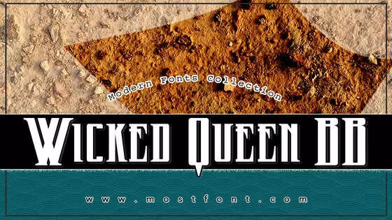 Typographic Design of Wicked-Queen-BB