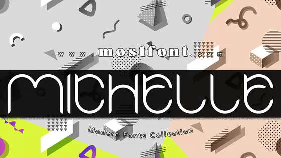 Typographic Design of MICHELLE-Light