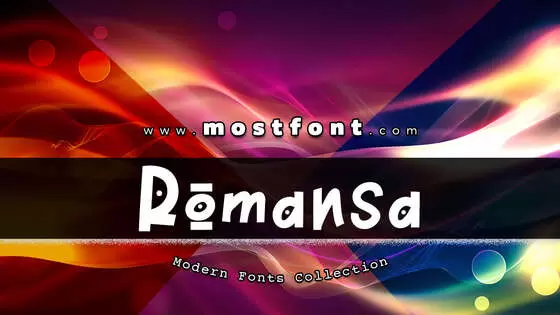 Typographic Design of Romansa