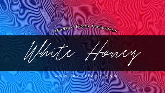 「White-Honey」字体排版样式